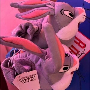 Grey bugs bunny slippers